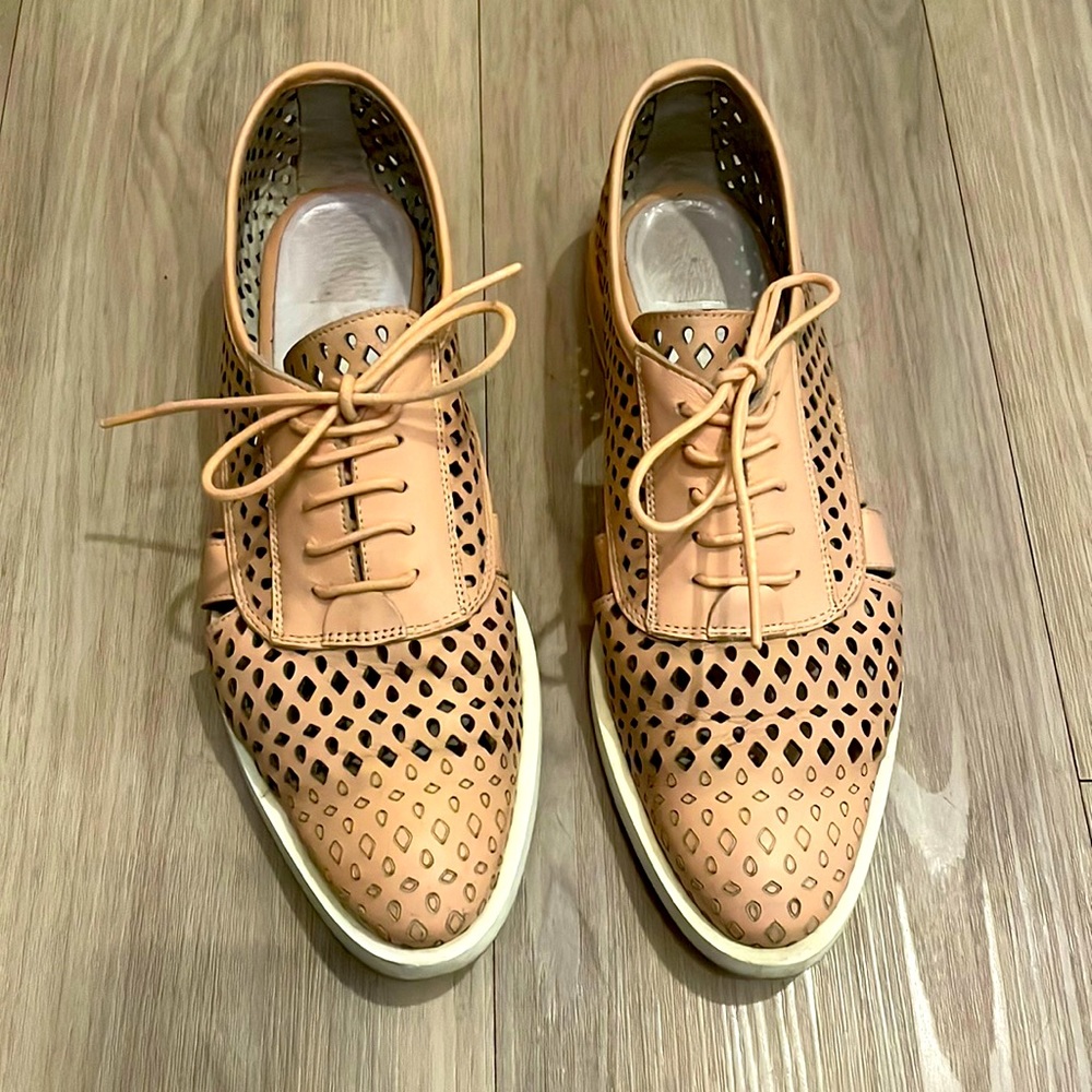 Miista EU size 39 Rylie oxfords in soft pink